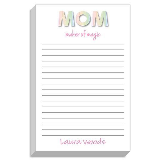 Mom Maker of Magic Chunky Notepad